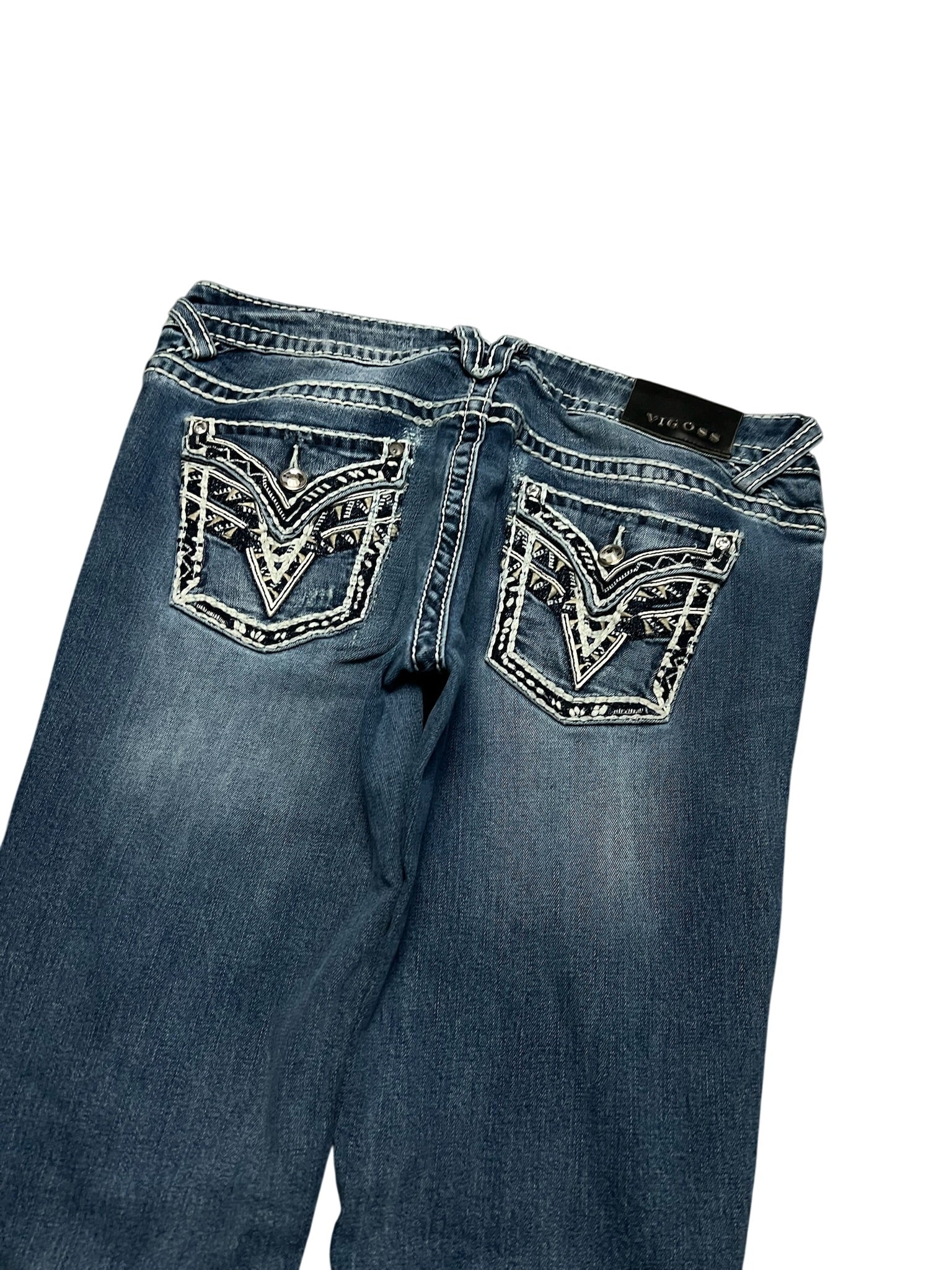 Y2K BOOTCUT WOMEN LOW WAIST JEANS (434)