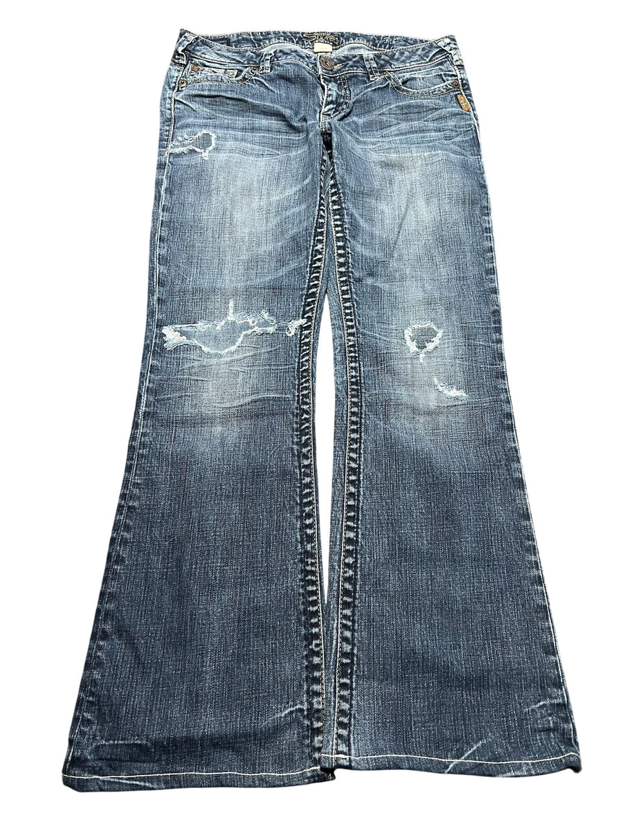Y2K BOOTCUT WOMEN LOW WAIST JEANS (435)
