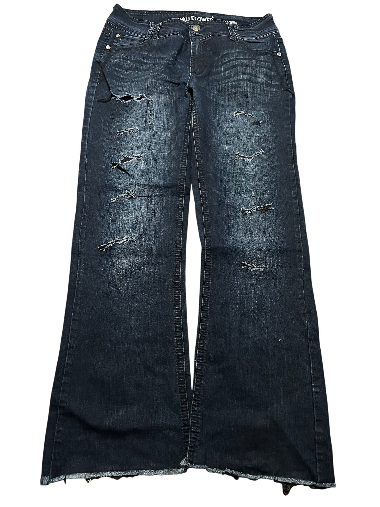 Y2K BOOTCUT WOMEN LOW WAIST JEANS (436)