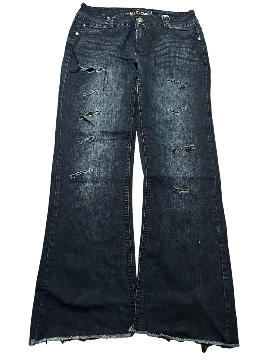 Y2K BOOTCUT WOMEN LOW WAIST JEANS (436)