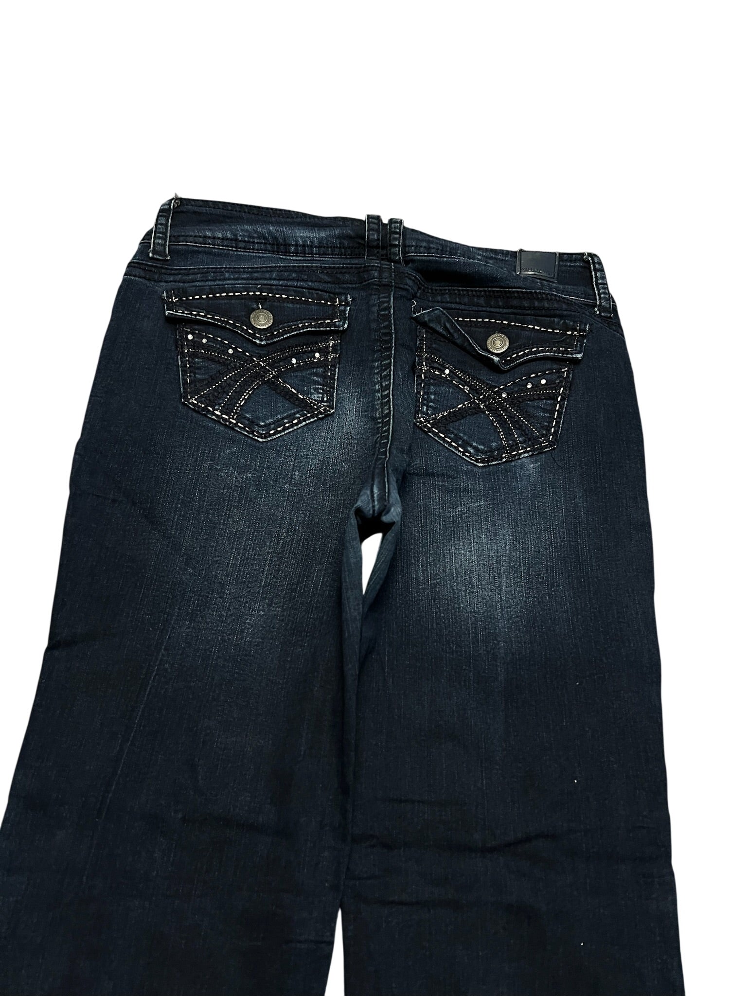 Y2K BOOTCUT WOMEN LOW WAIST JEANS (436)