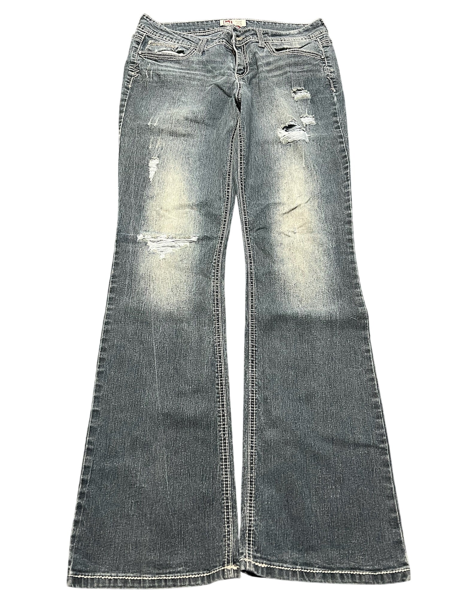 Y2K BOOTCUT WOMEN LOW WAIST JEANS (437)