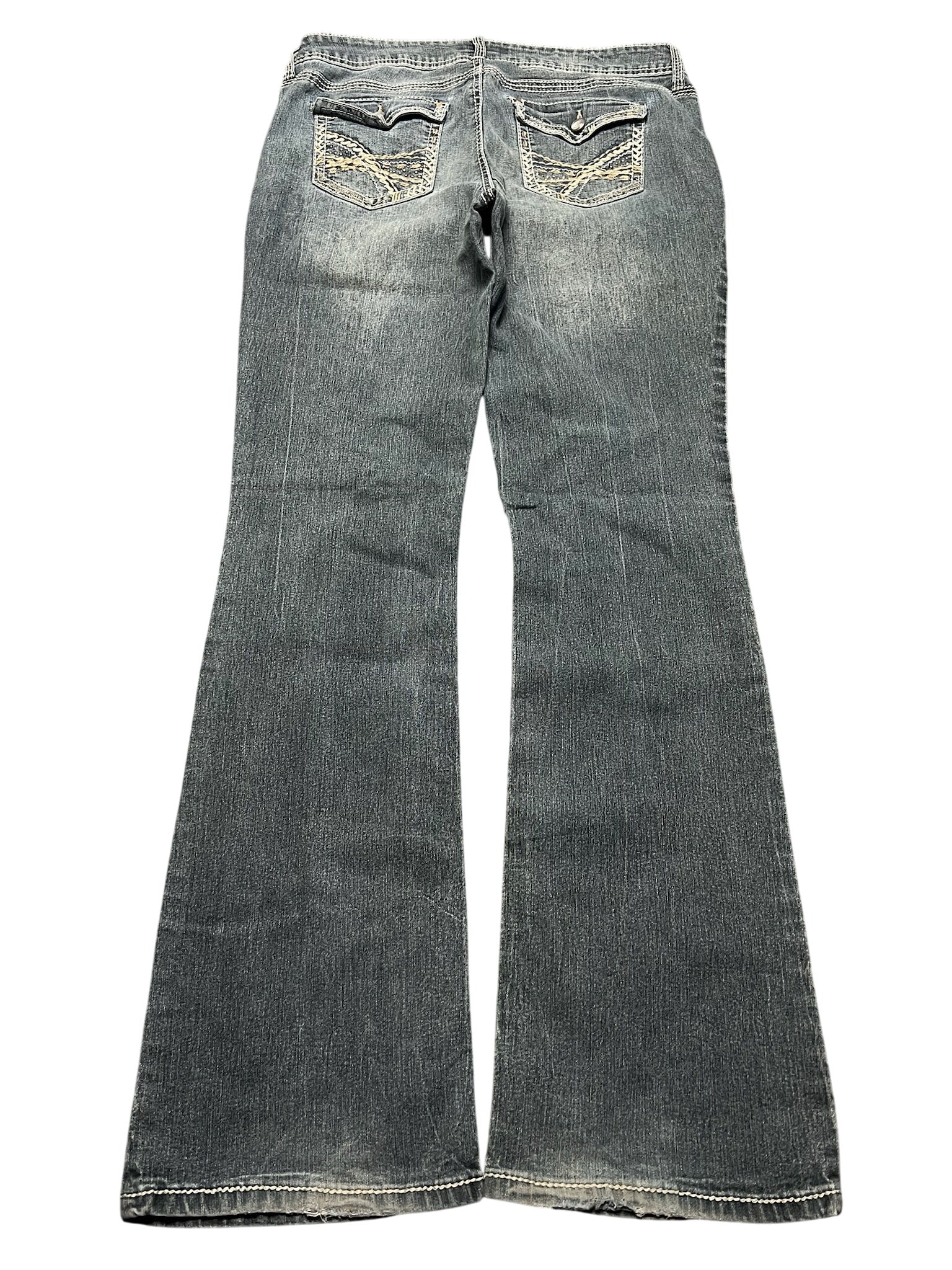 Y2K BOOTCUT WOMEN LOW WAIST JEANS (437)