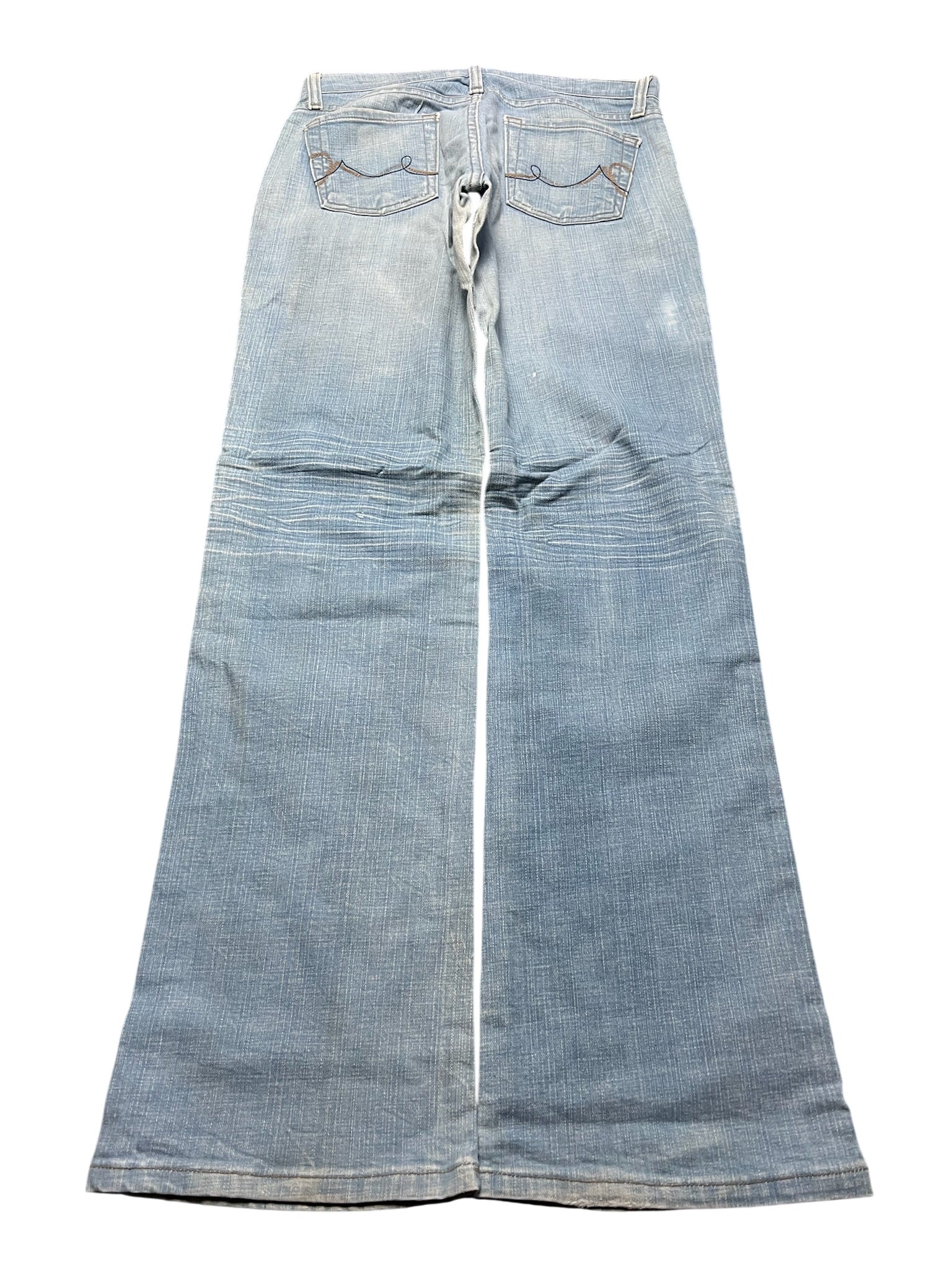 Y2K BOOTCUT WOMEN LOW WAIST JEANS (438)
