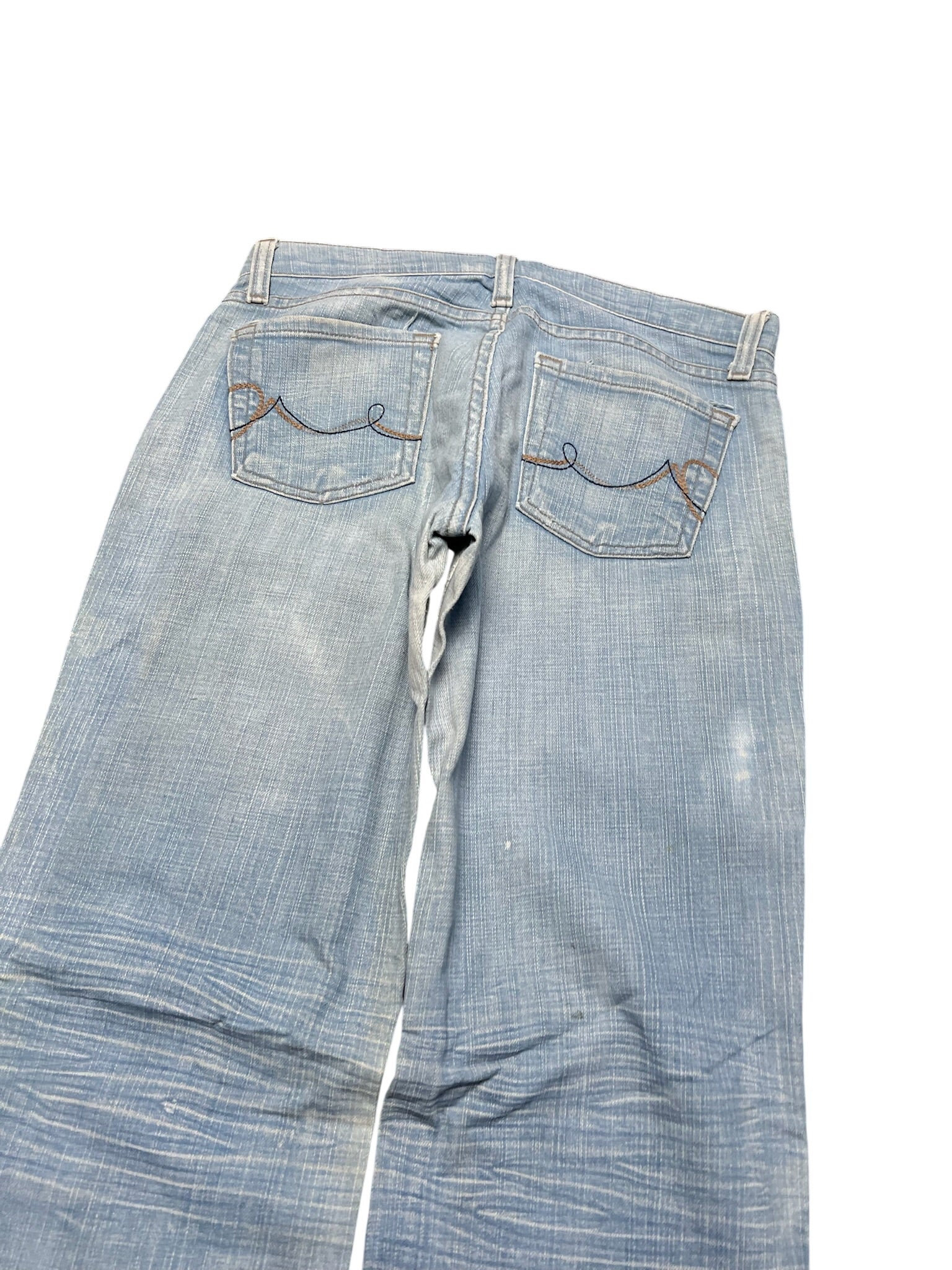 Y2K BOOTCUT WOMEN LOW WAIST JEANS (438)