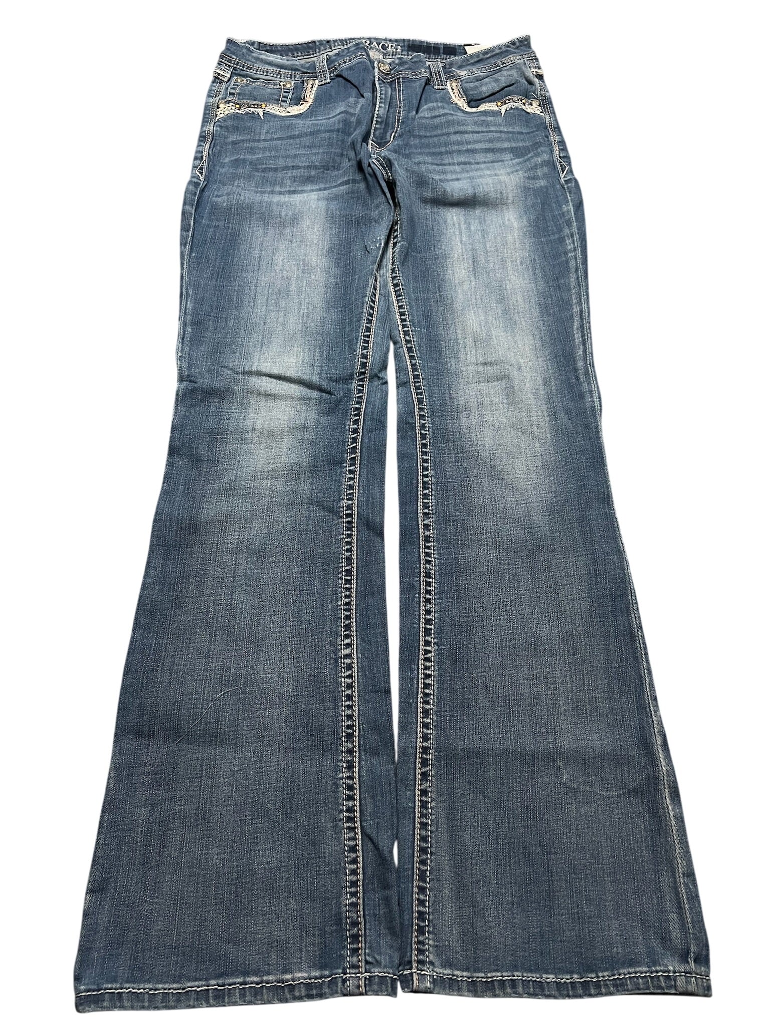 Y2K BOOTCUT WOMEN LOW WAIST JEANS (512)