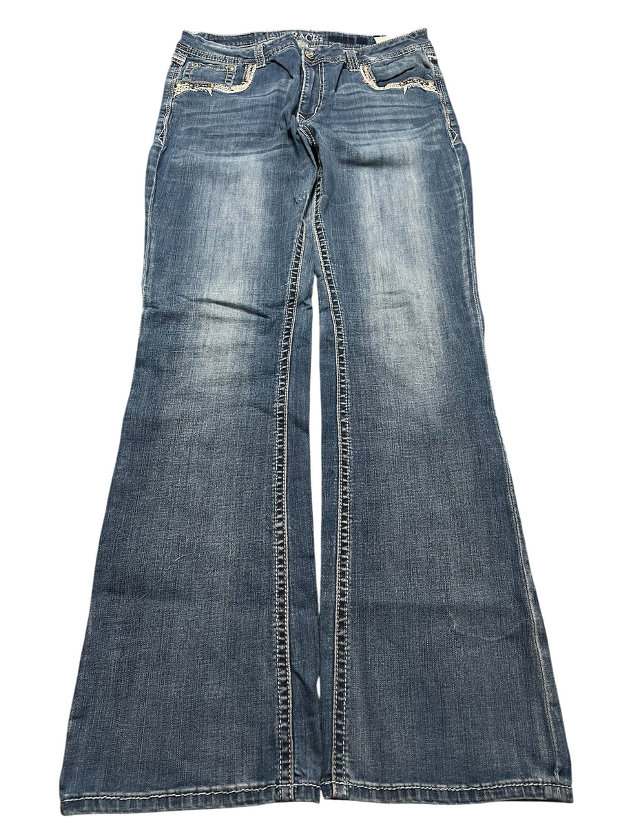 Y2K BOOTCUT WOMEN LOW WAIST JEANS (512)