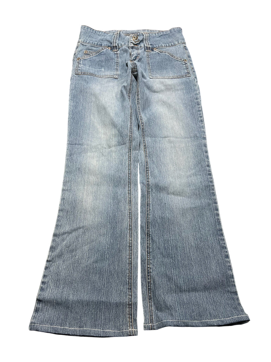Y2K BOOTCUT WOMEN LOW WAIST JEANS (514)