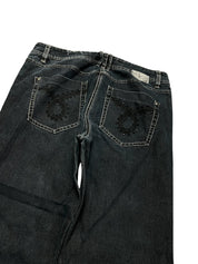 Y2K BOOTCUT WOMEN LOW WAIST JEANS (517)