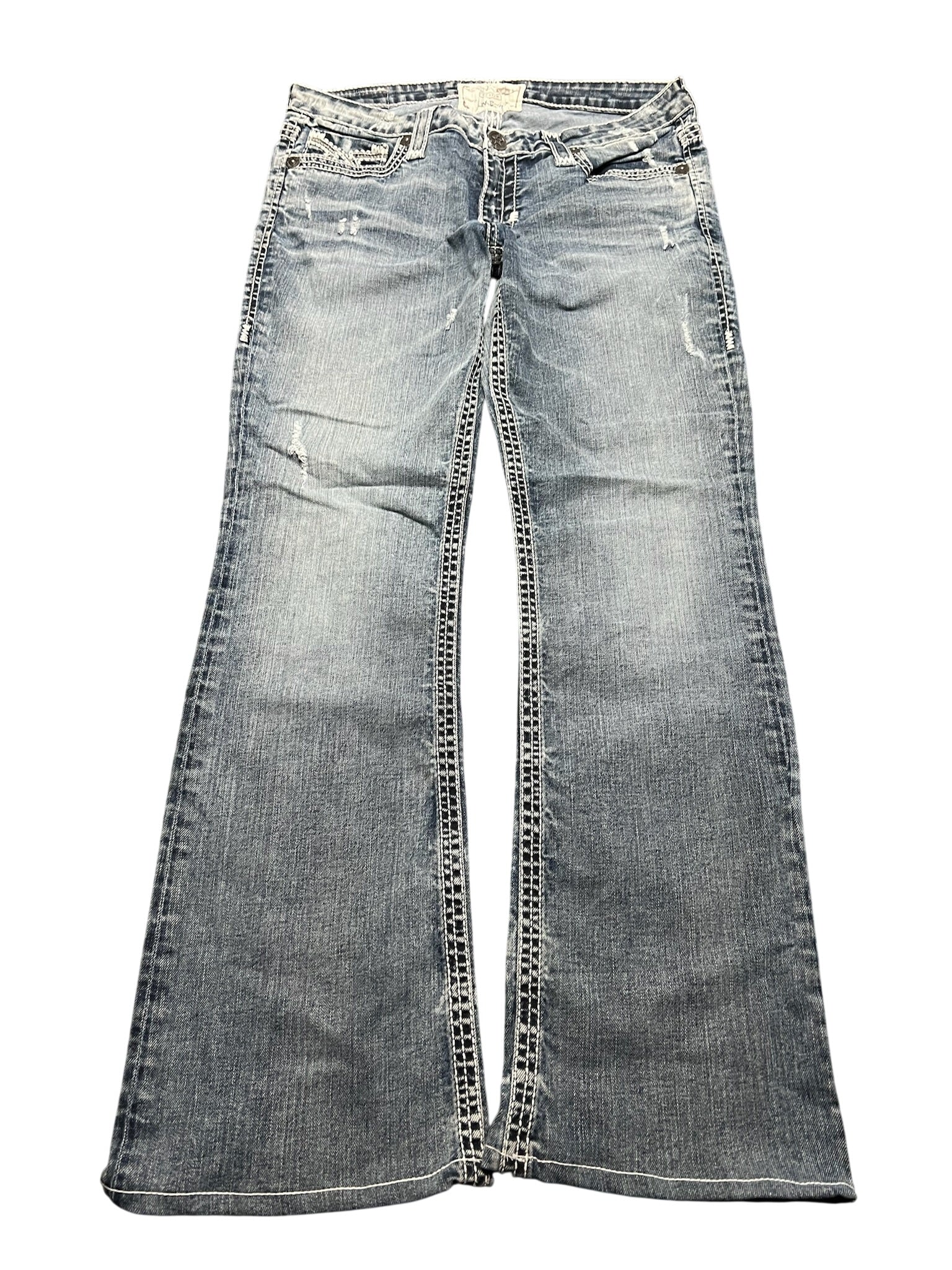Y2K BOOTCUT WOMEN LOW WAIST JEANS (518)