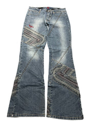 Y2K BOOTCUT WOMEN LOW WAIST JEANS (519)