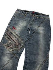 Y2K BOOTCUT WOMEN LOW WAIST JEANS (519)