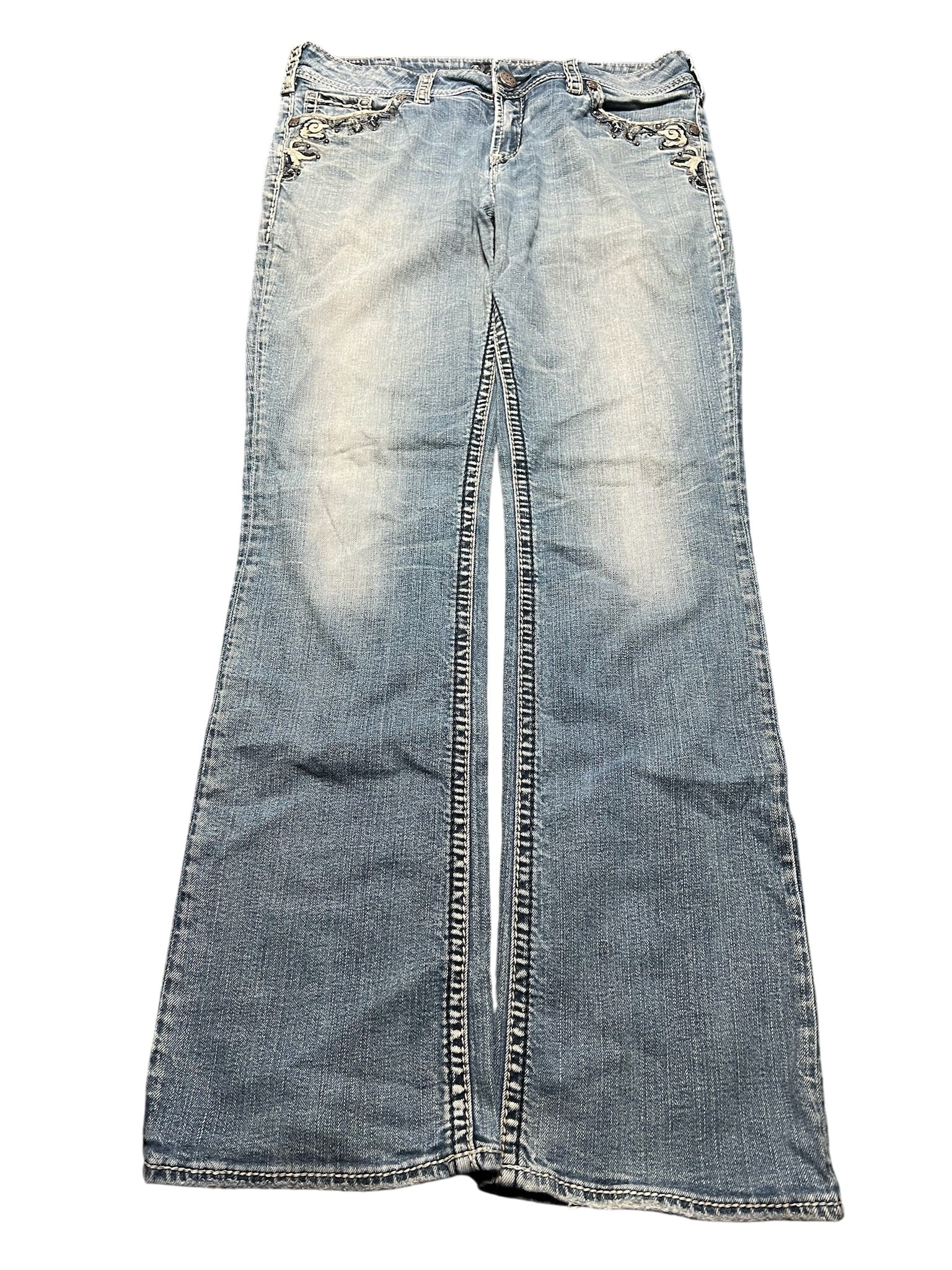 Y2K BOOTCUT WOMEN LOW WAIST JEANS (700)