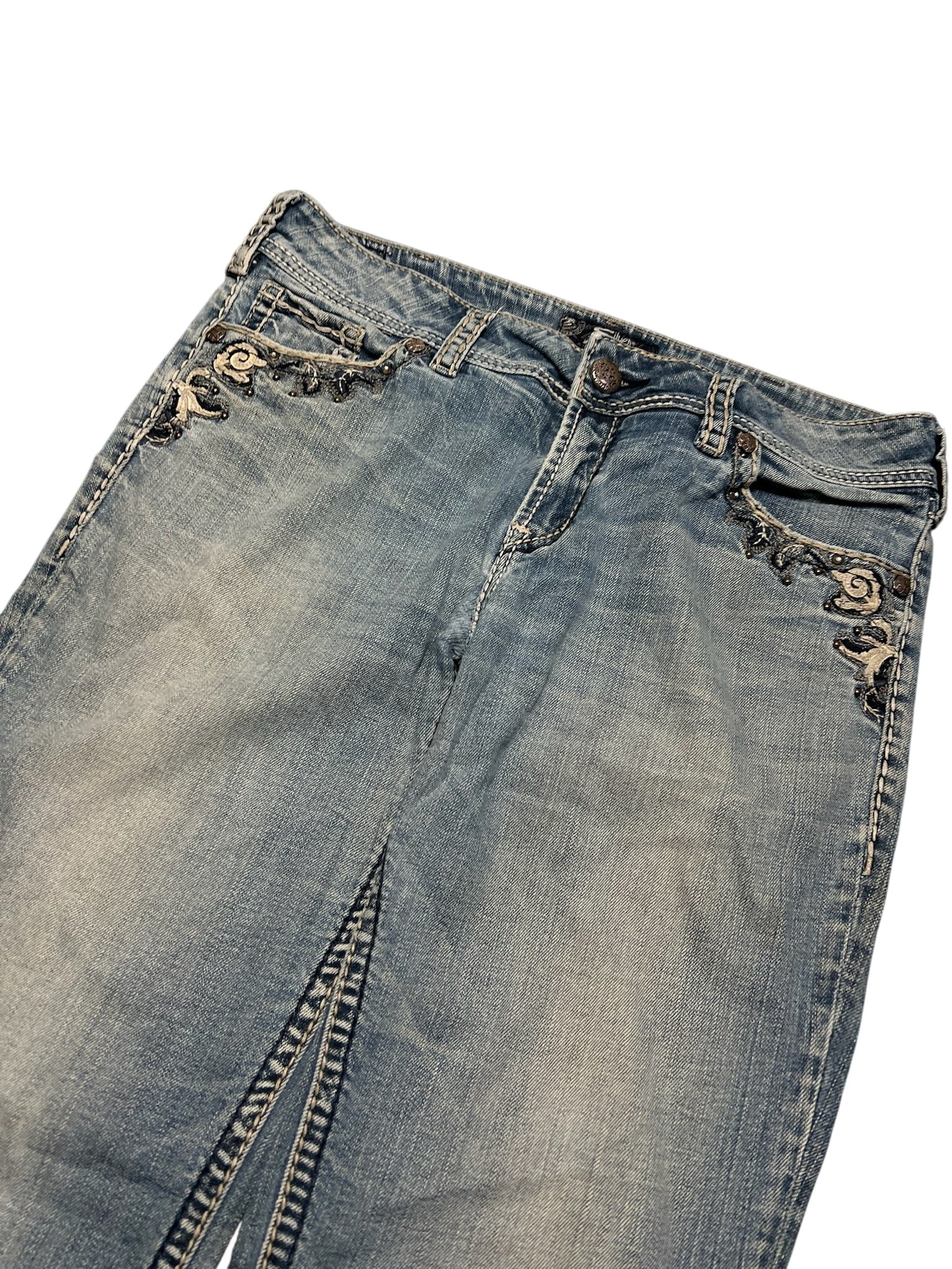 Y2K BOOTCUT WOMEN LOW WAIST JEANS (700)