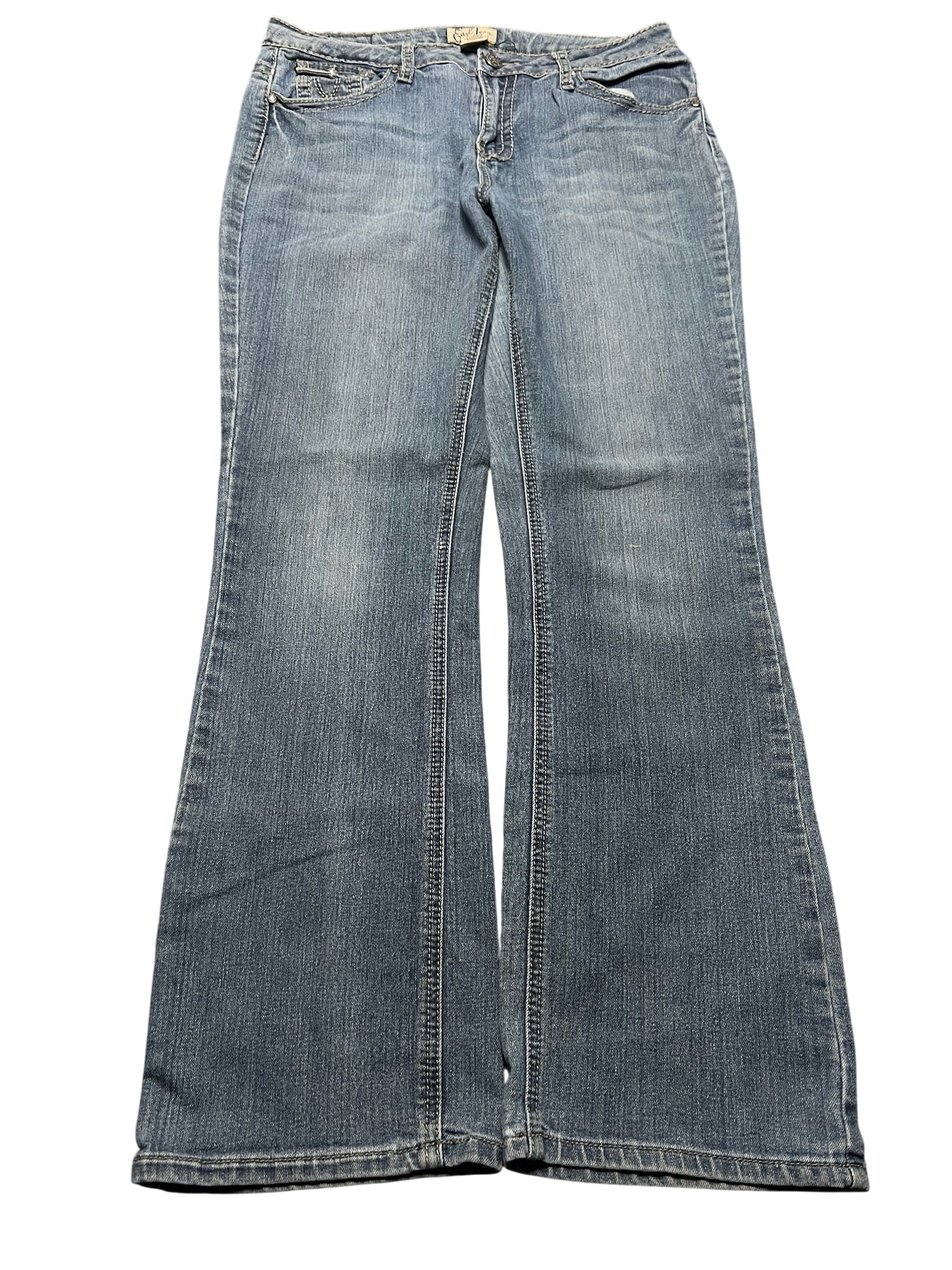 Y2K BOOTCUT WOMEN LOW WAIST JEANS (702)