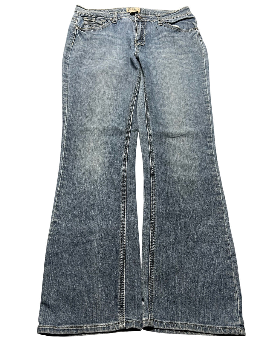 Y2K BOOTCUT WOMEN LOW WAIST JEANS (702)