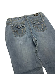 Y2K BOOTCUT WOMEN LOW WAIST JEANS (702)