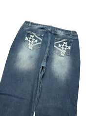 Y2K BOOTCUT WOMEN LOW WAIST JEANS (704)