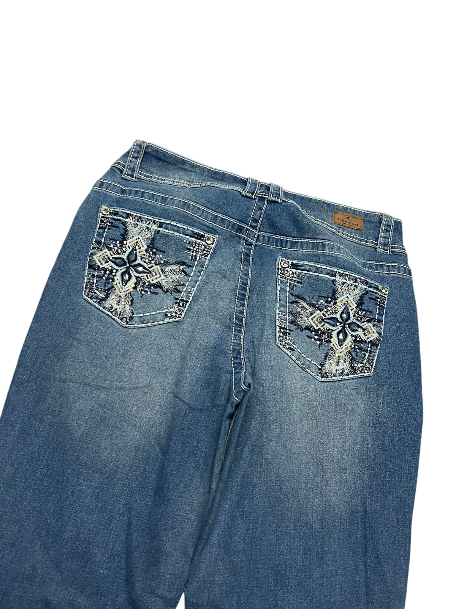 Y2K BOOTCUT WOMEN LOW WAIST JEANS (705)