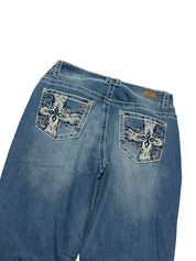 Y2K BOOTCUT WOMEN LOW WAIST JEANS (705)