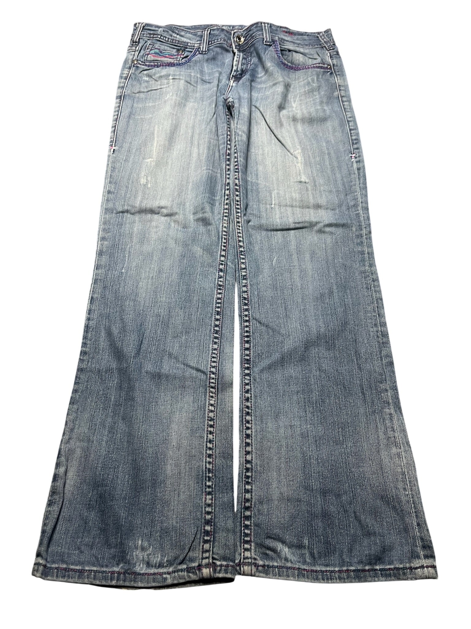Y2K BOOTCUT WOMEN LOW WAIST JEANS (706)