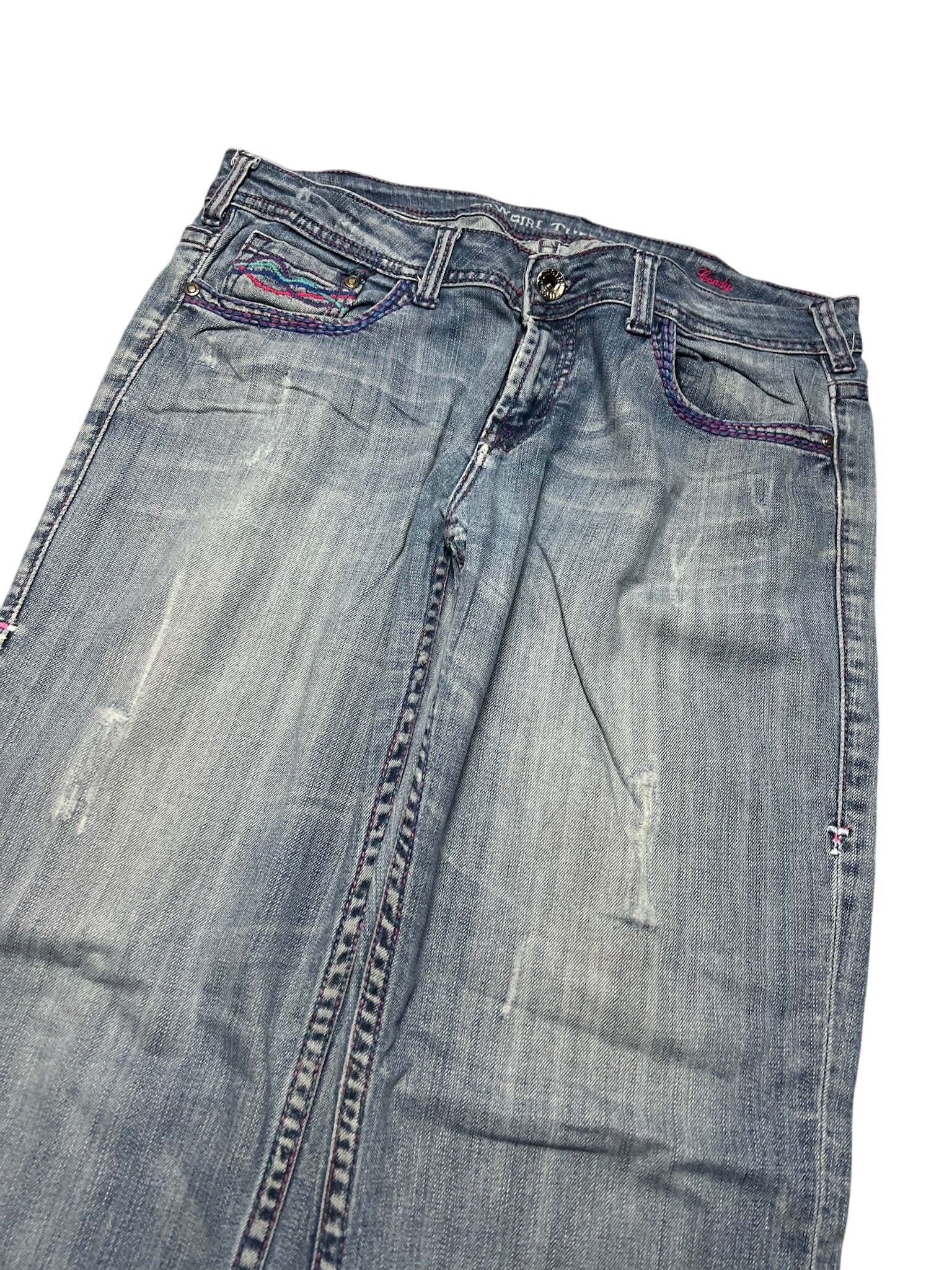 Y2K BOOTCUT WOMEN LOW WAIST JEANS (706)