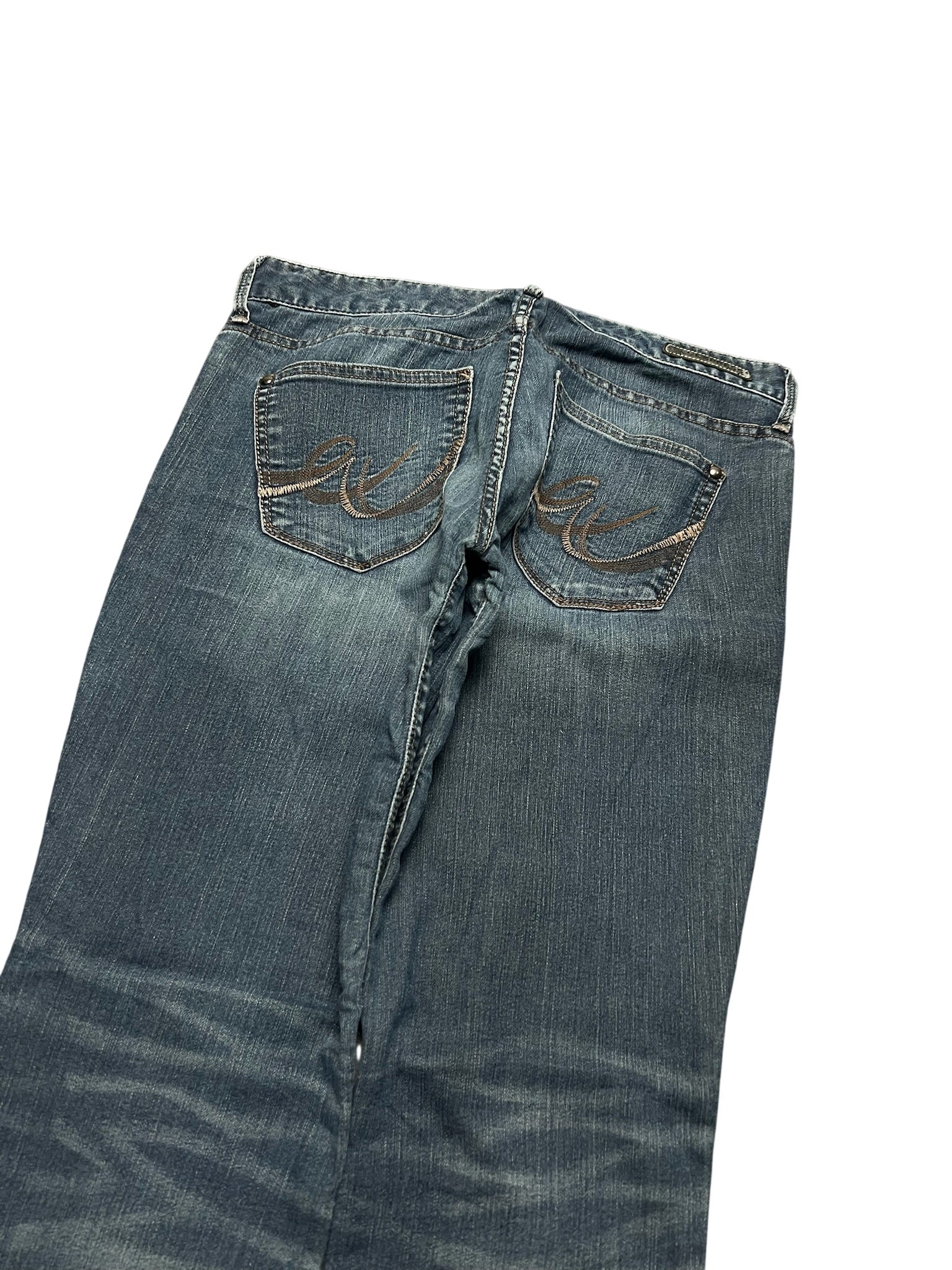 Y2K BOOTCUT WOMEN LOW WAIST JEANS (707)