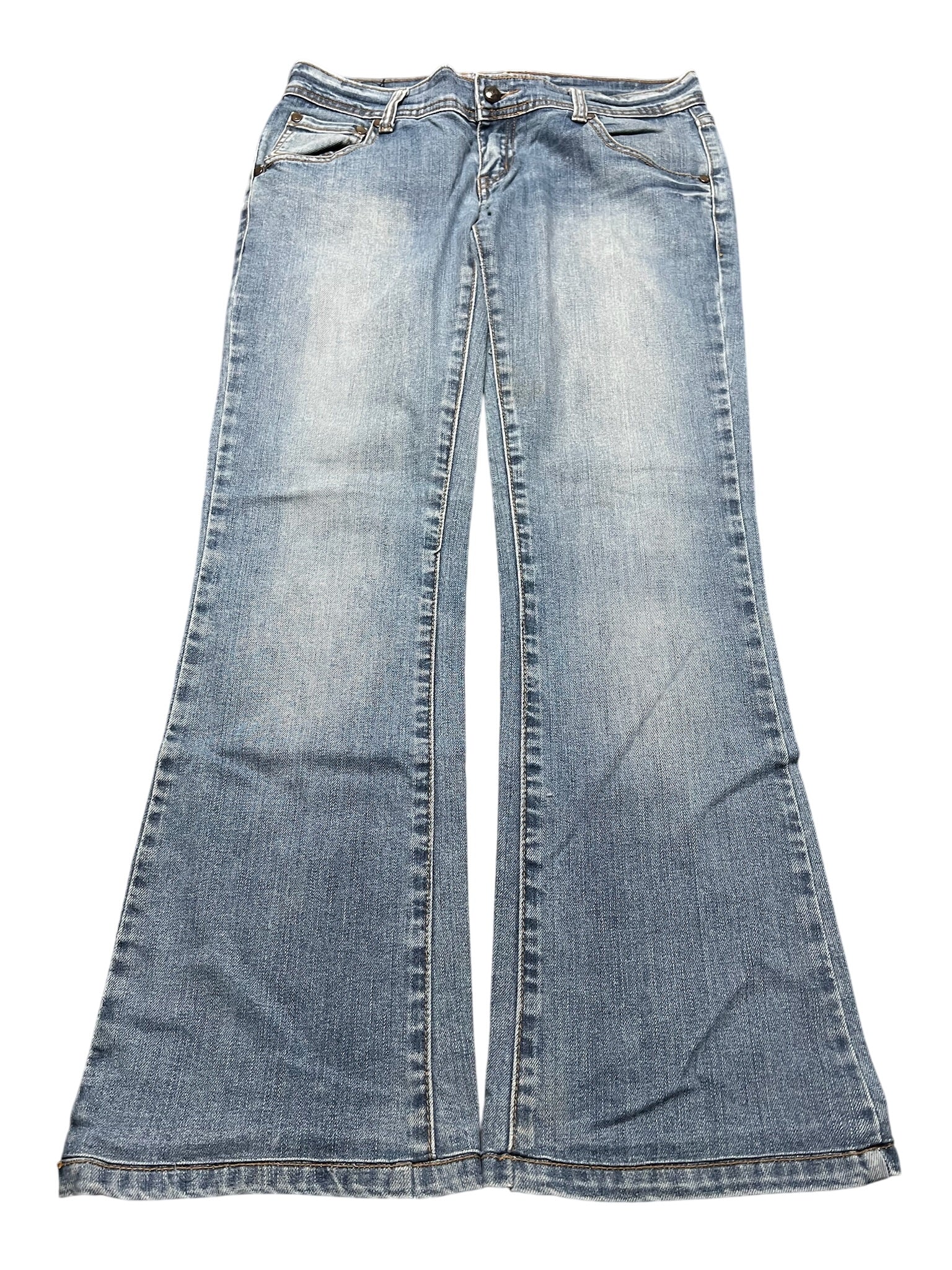 Y2K BOOTCUT WOMEN LOW WAIST JEANS (660)