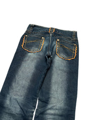Y2K BOOTCUT WOMEN LOW WAIST JEANS (663)
