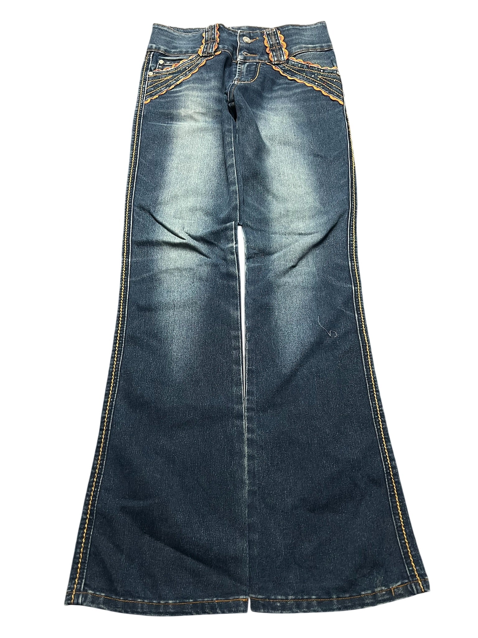 Y2K BOOTCUT WOMEN LOW WAIST JEANS (663)