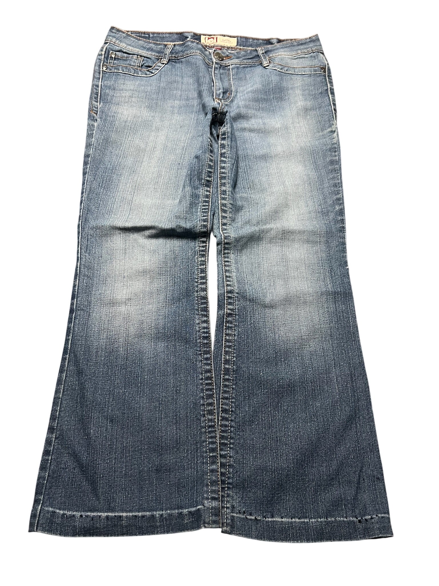 Y2K BOOTCUT WOMEN LOW WAIST JEANS (664)