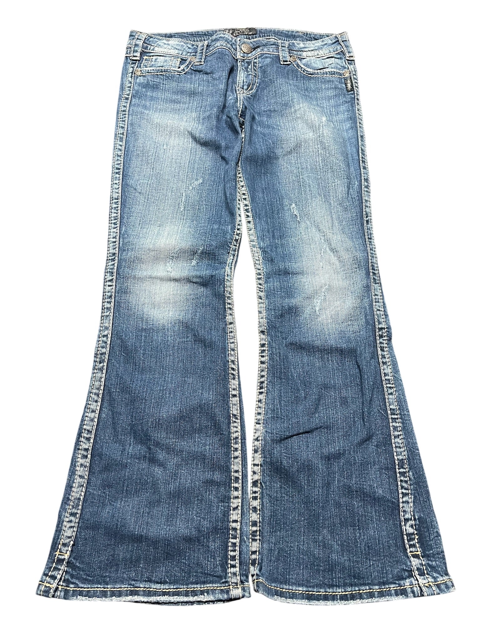 Y2K BOOTCUT WOMEN LOW WAIST JEANS (666)