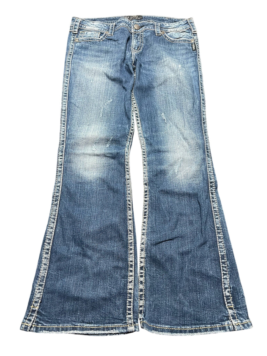 Y2K BOOTCUT WOMEN LOW WAIST JEANS (666)