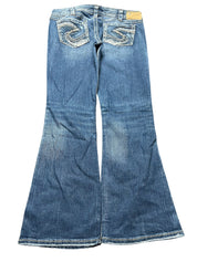 Y2K BOOTCUT WOMEN LOW WAIST JEANS (666)