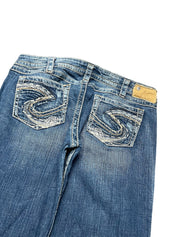 Y2K BOOTCUT WOMEN LOW WAIST JEANS (666)