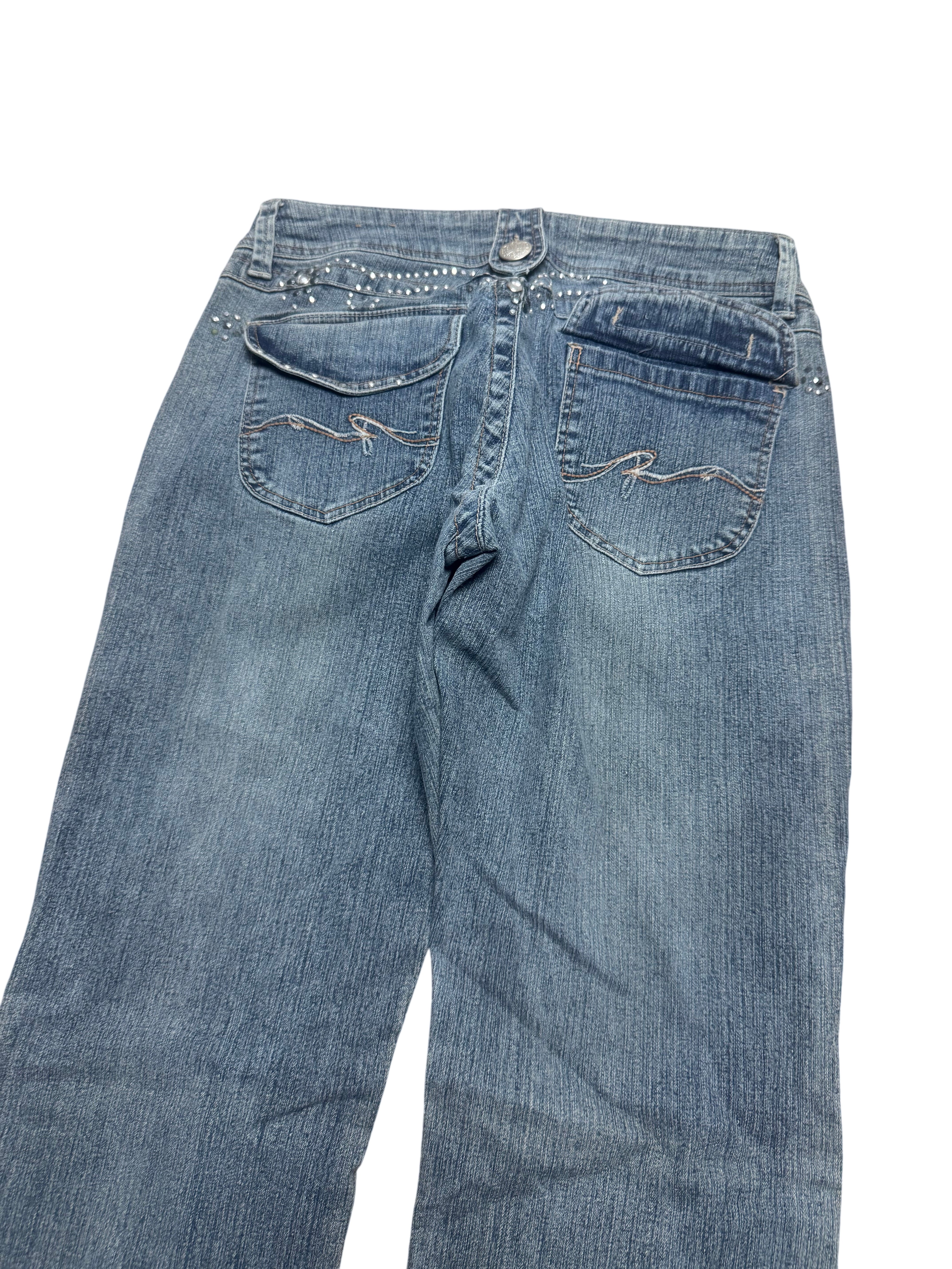 Y2K BOOTCUT WOMEN LOW WAIST JEANS (723)