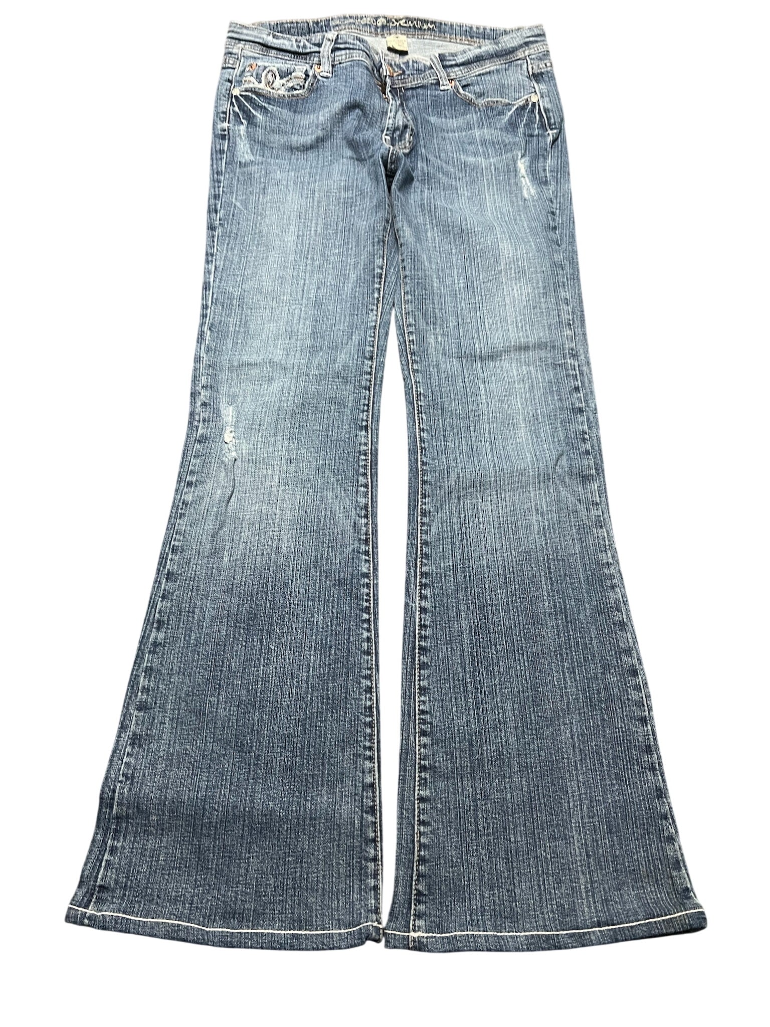 Y2K BOOTCUT WOMEN LOW WAIST JEANS (667)