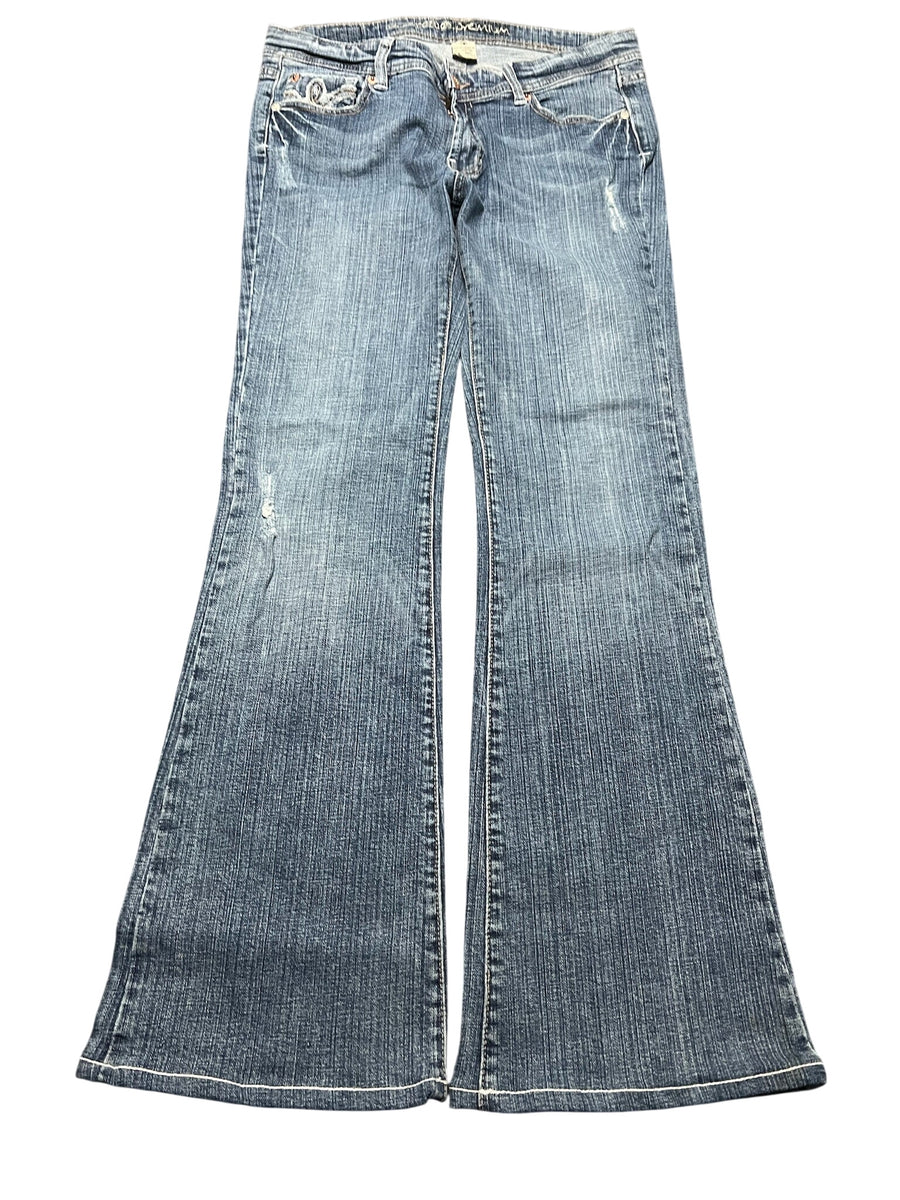 Y2K BOOTCUT WOMEN LOW WAIST JEANS (667)