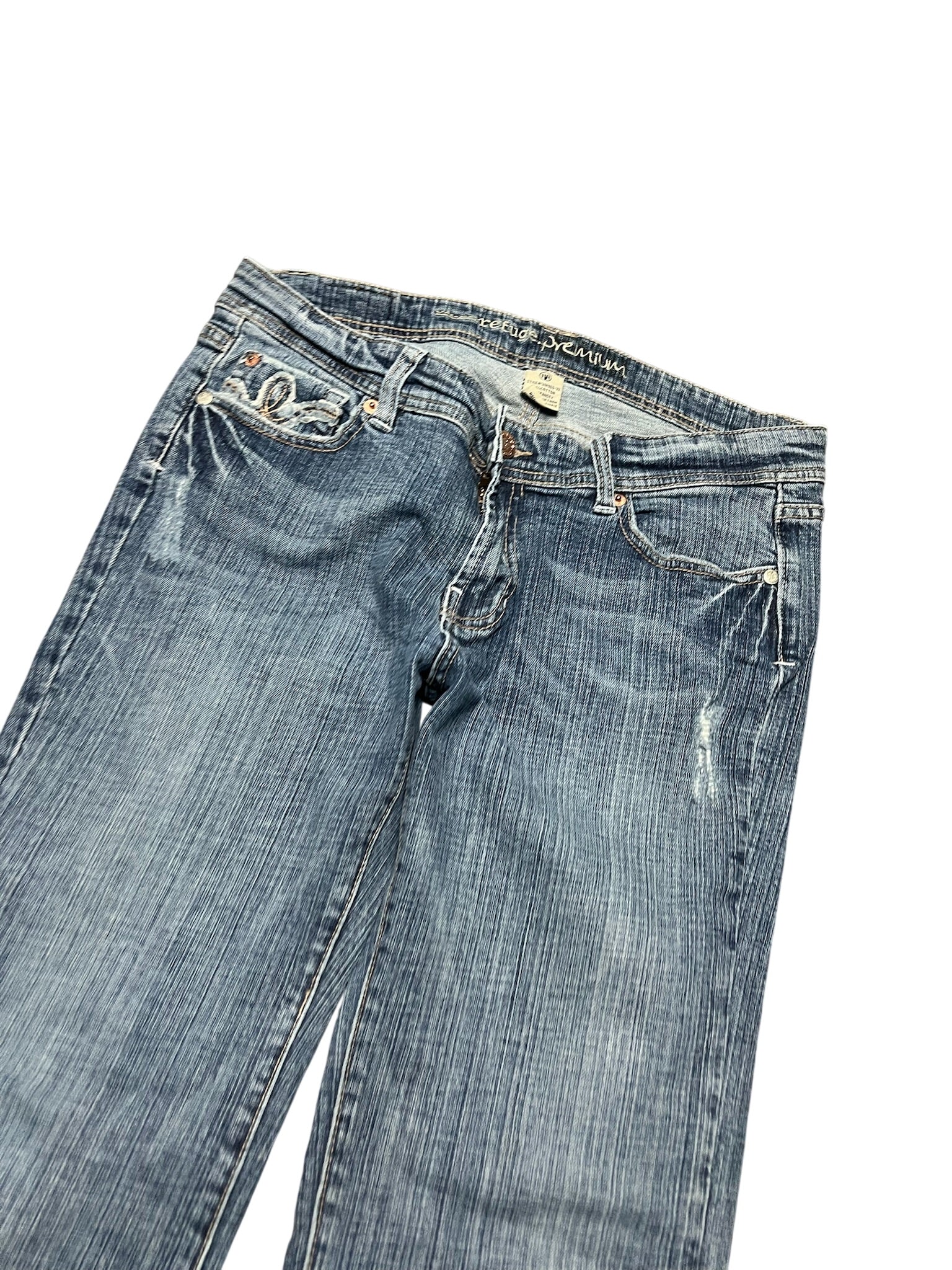 Y2K BOOTCUT WOMEN LOW WAIST JEANS (667)