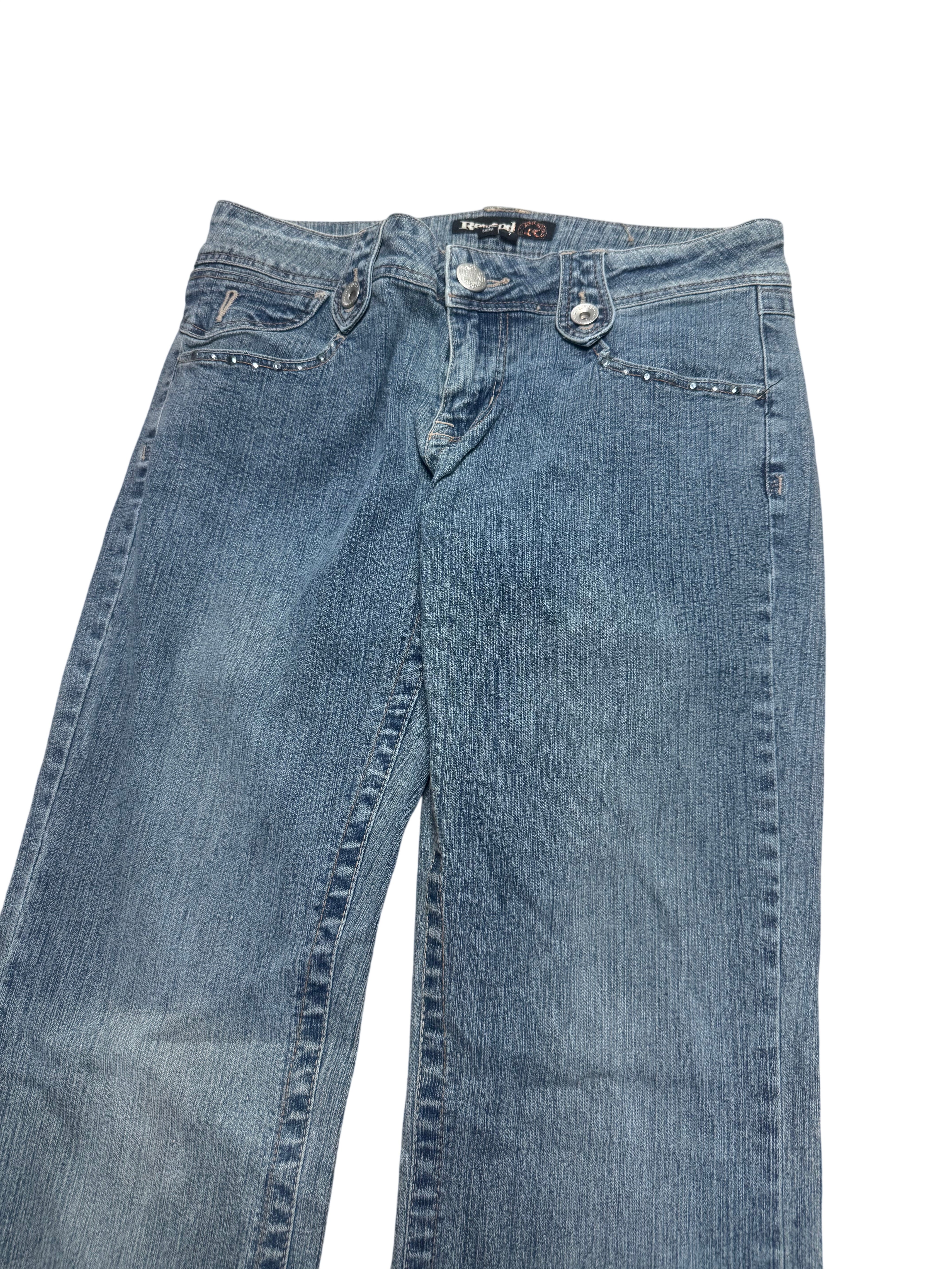 Y2K BOOTCUT WOMEN LOW WAIST JEANS (723)