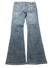 Y2K BOOTCUT WOMEN LOW WAIST JEANS (667)
