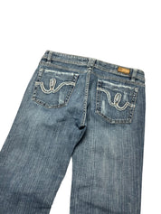 Y2K BOOTCUT WOMEN LOW WAIST JEANS (667)