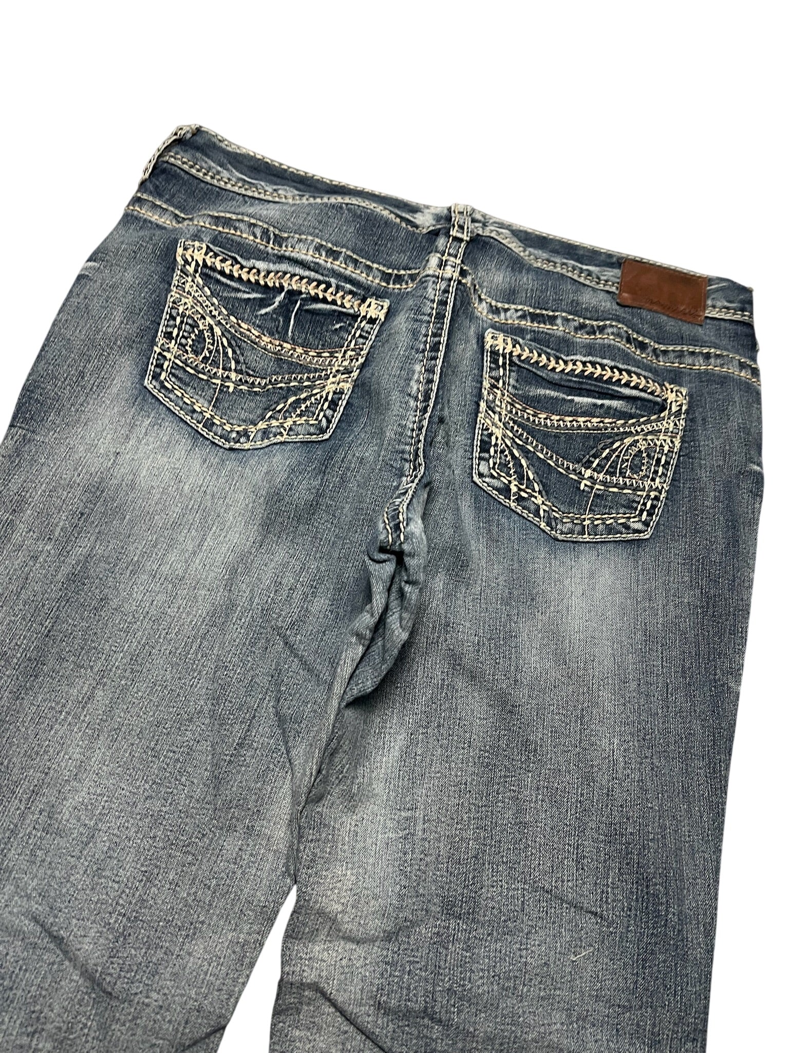 Y2K BOOTCUT WOMEN LOW WAIST JEANS (668)