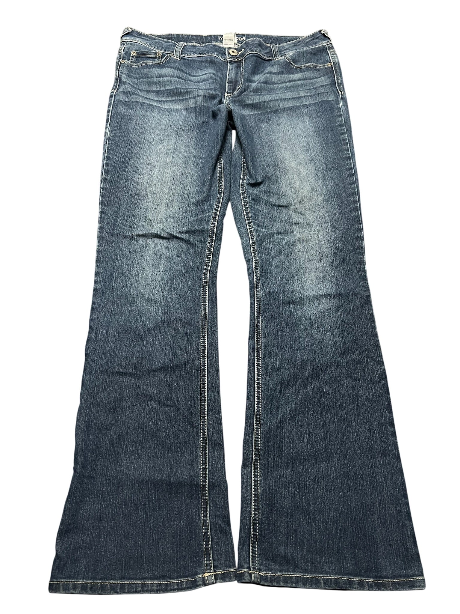 Y2K BOOTCUT WOMEN LOW WAIST JEANS (669)