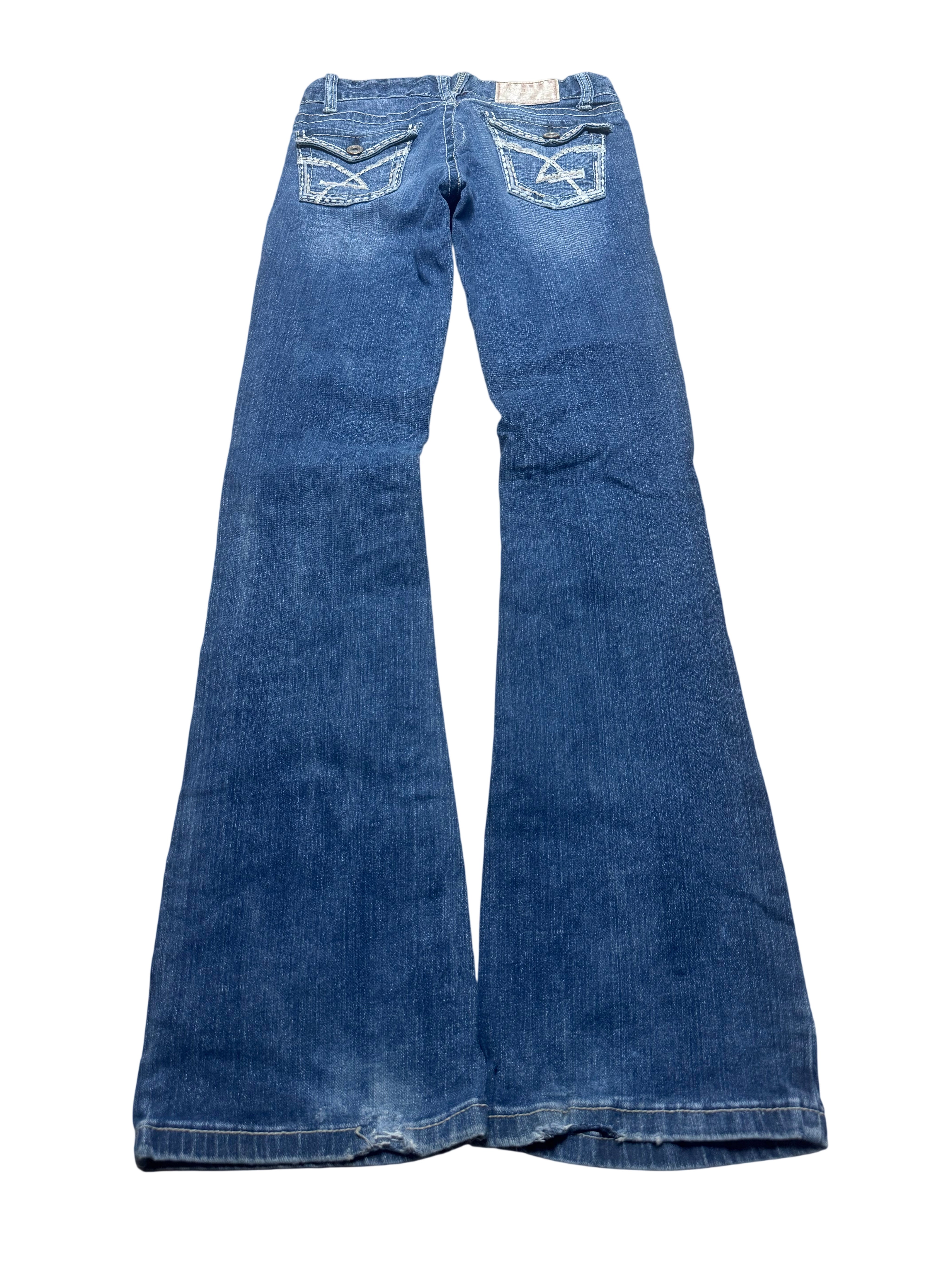 Y2K BOOTCUT WOMEN LOW WAIST JEANS (725)