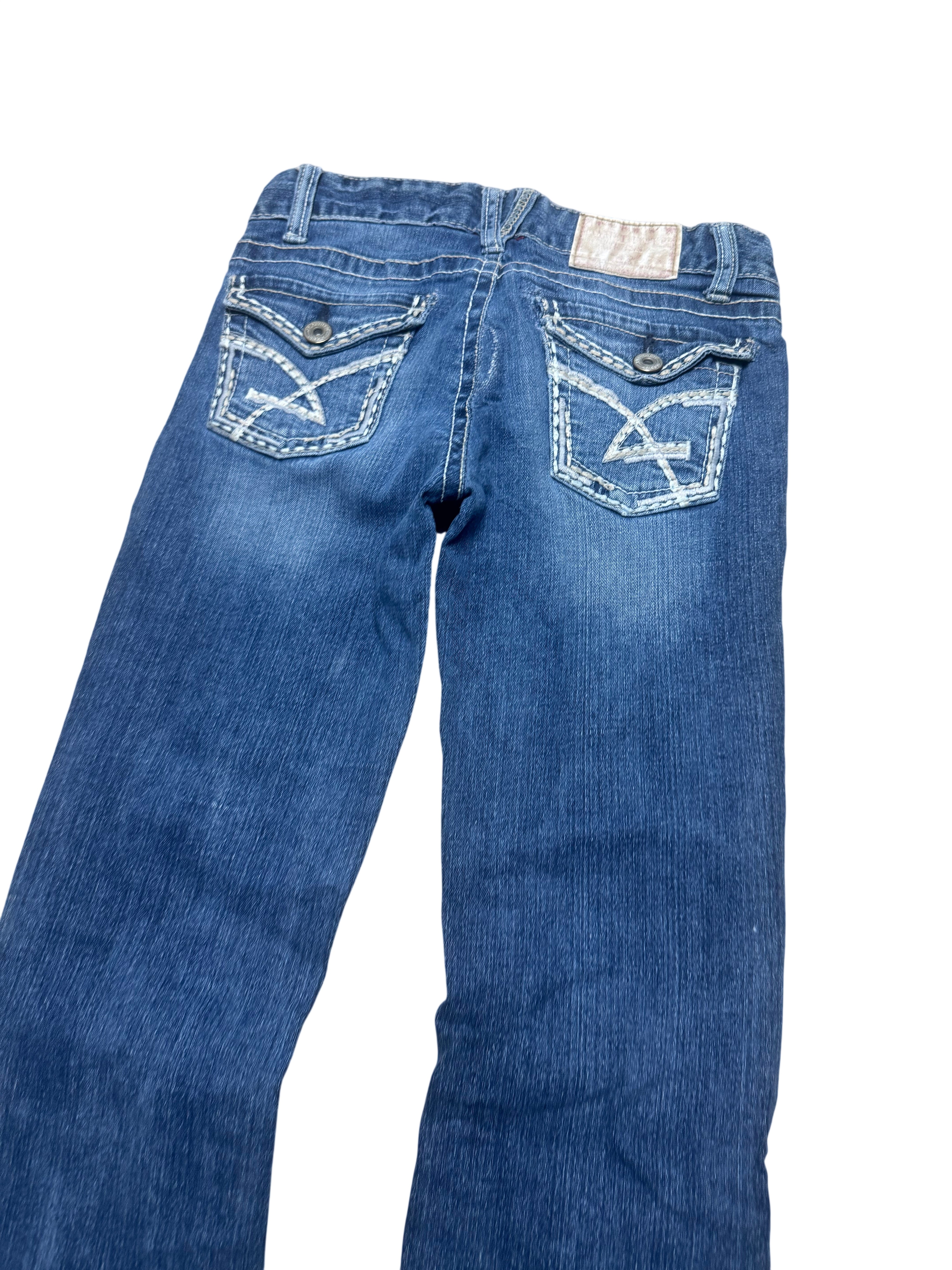 Y2K BOOTCUT WOMEN LOW WAIST JEANS (725)