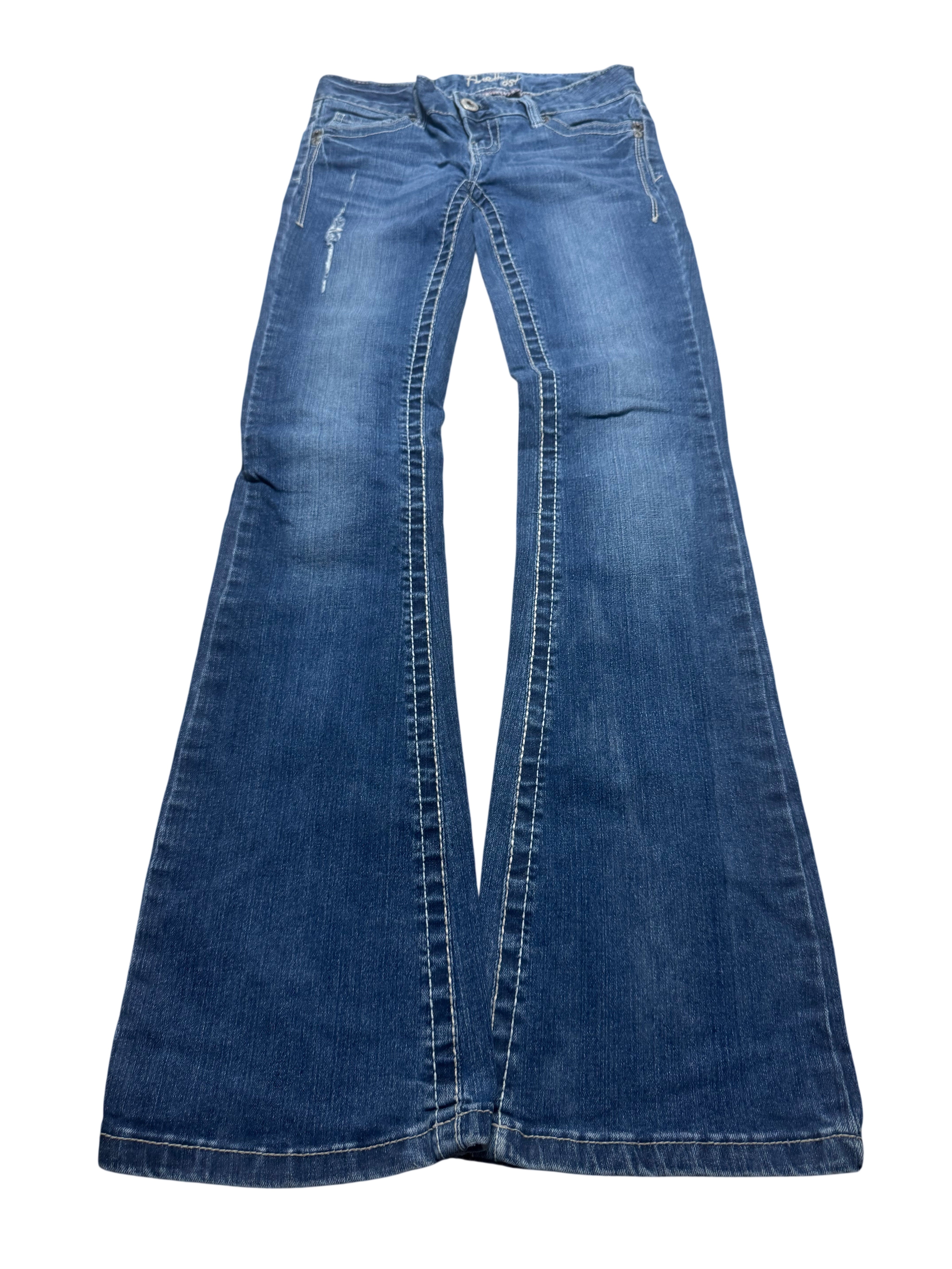 Y2K BOOTCUT WOMEN LOW WAIST JEANS (725)