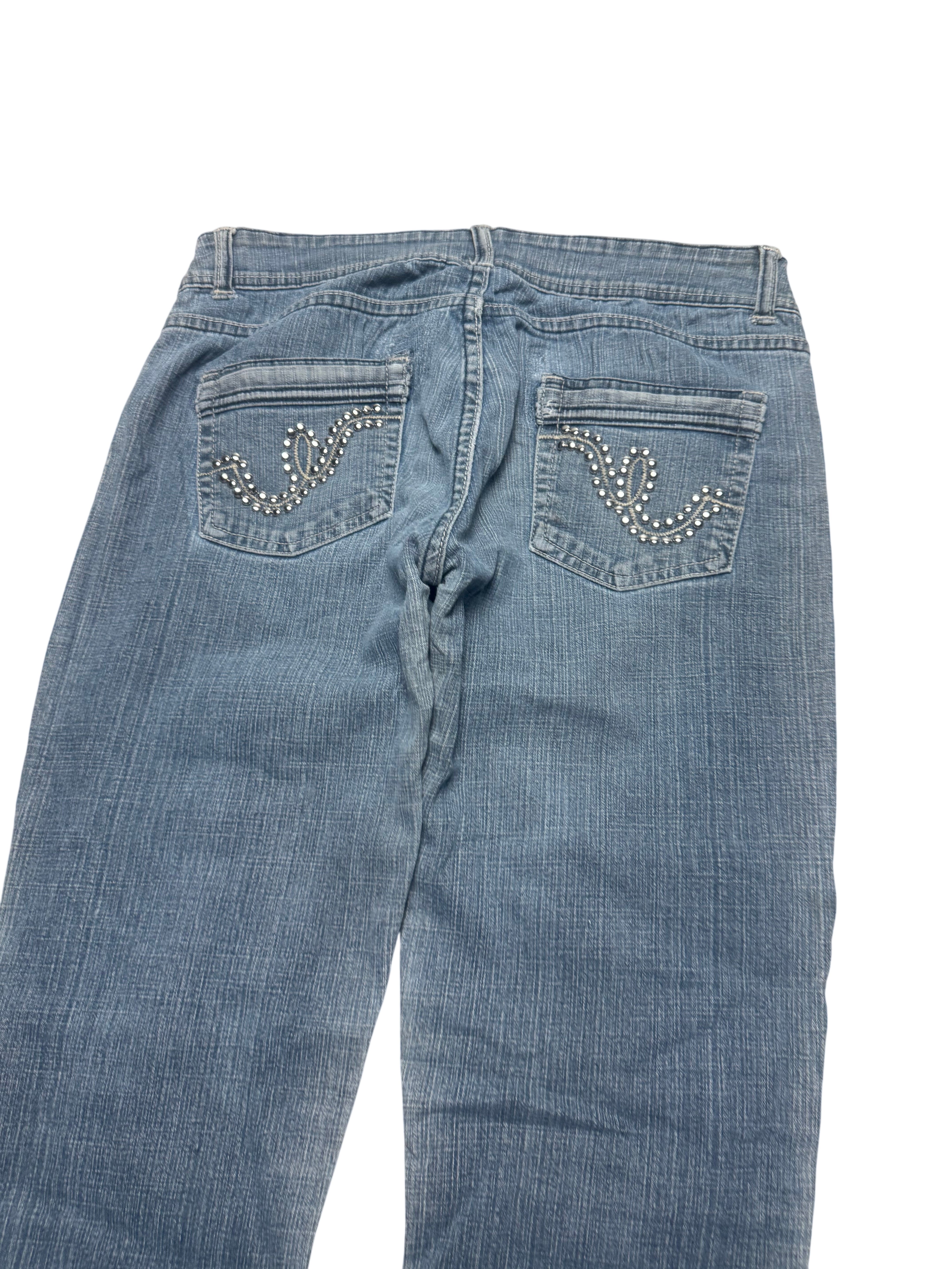 Y2K BOOTCUT WOMEN LOW WAIST JEANS (726)