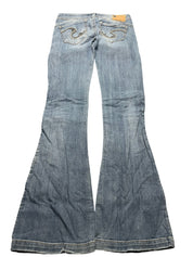 Y2K BOOTCUT WOMEN LOW WAIST JEANS (491)