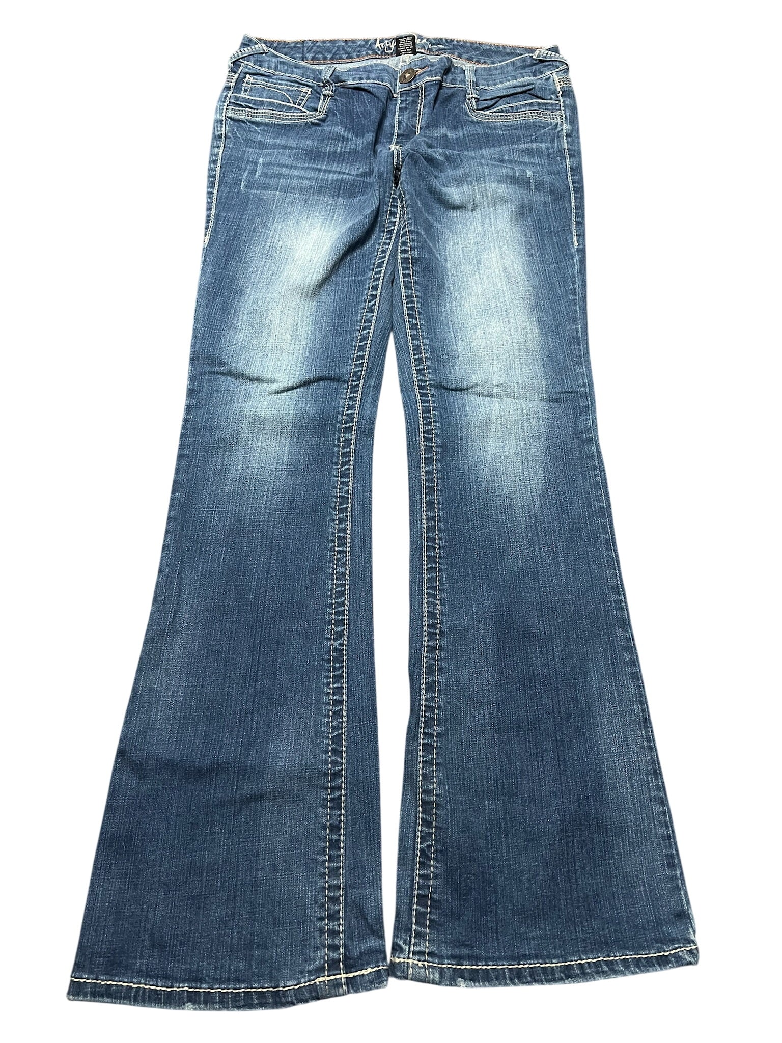 Y2K BOOTCUT WOMEN LOW WAIST JEANS (492)